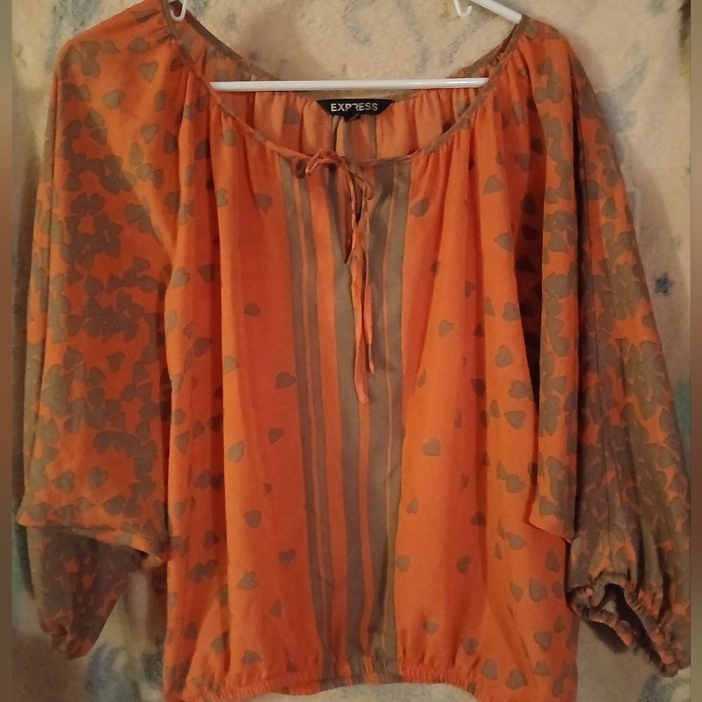 Express Poofy Blouse Size Small